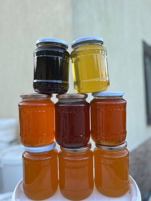 Miere mana,salcam, tei,zmeura,poliflora, rapita