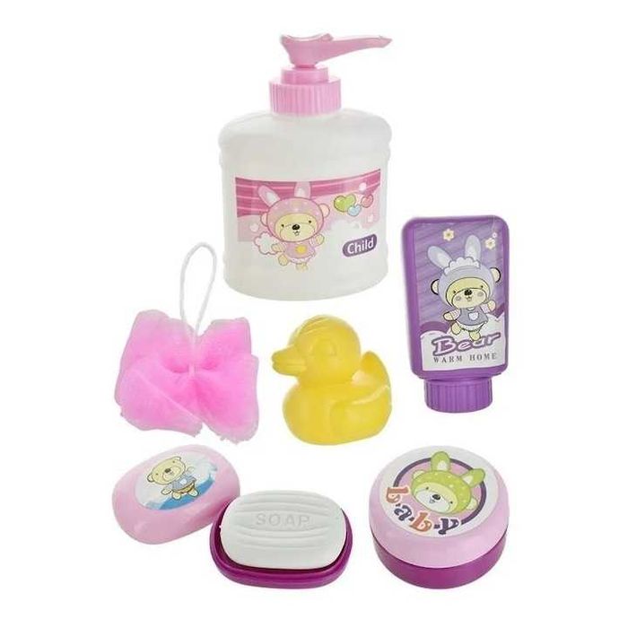 Кукла бебе 30см с вана за къпане музикална