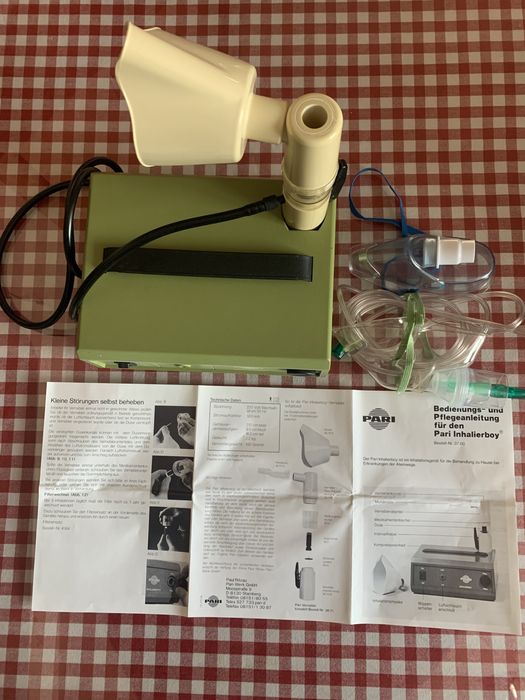 Nou NEBULIZATOR cu compresor INHALATOR AEROSOLI German și  Italian