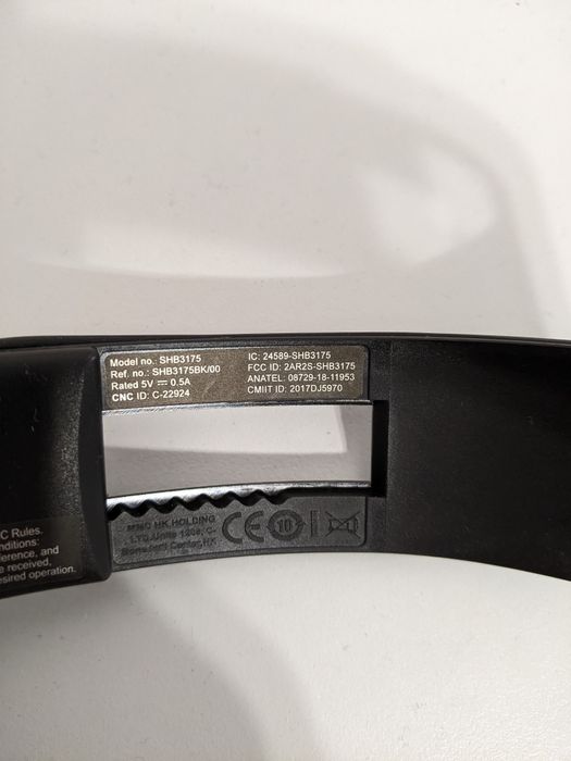 Casti Audio Over-Ear Philips, SHB3175BK/00, Bluetooth, Autonomie 12h