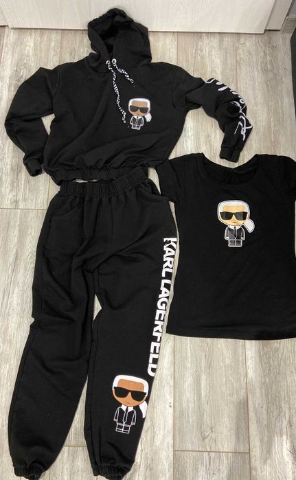 Панталон с широк крачол/спортен комплект/ALESSA/LBD/