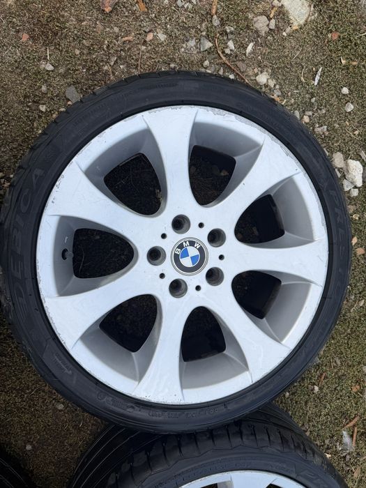 Vând jante R18 BMW originale cu anvelope vara slick RUNFLAT