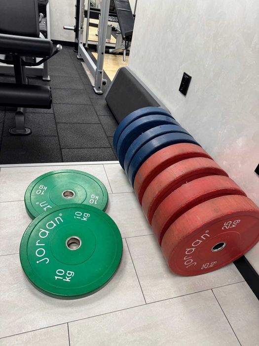 Гумирани дискове за олимпийски лост, тежести за щанга