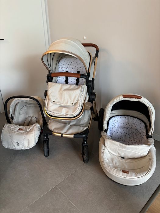 Moni Polly комбинирана количка 3 в 1