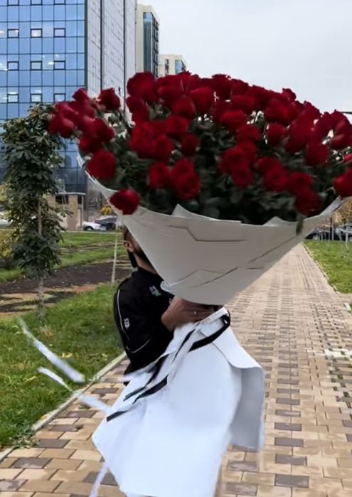 Голландские розы 100см