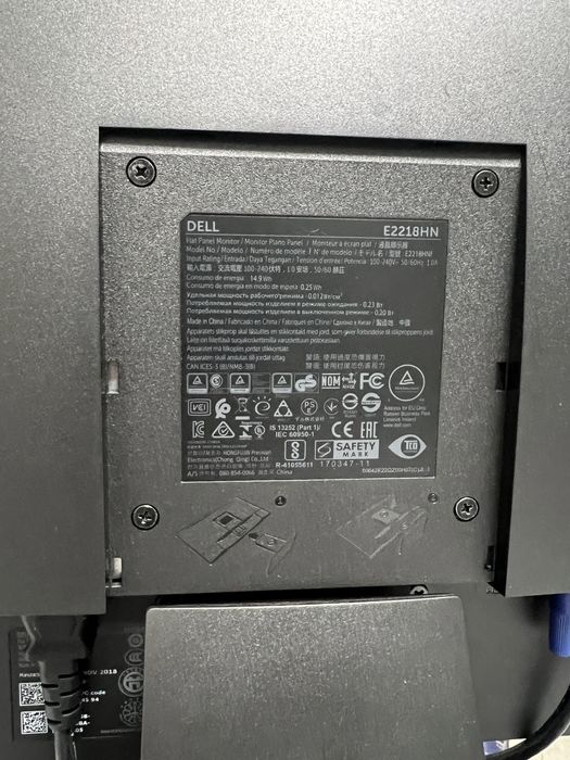 Monitor Led FullHd HDMI Dell E2218HN 21.5”