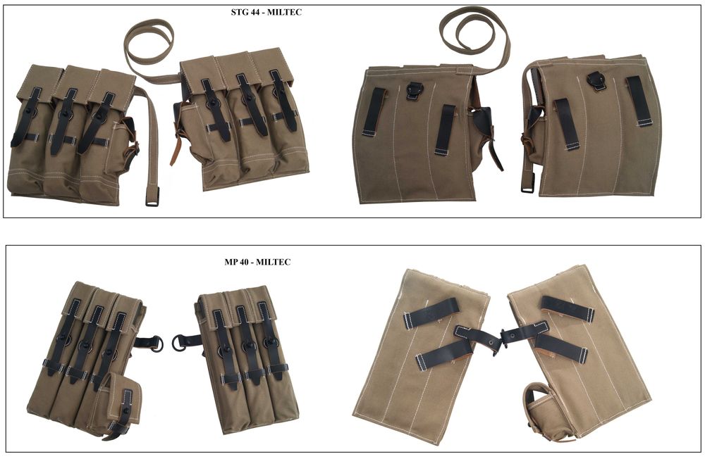 + Portincarcatoare Miltec de STG 44 si de MP 40 armata germana +