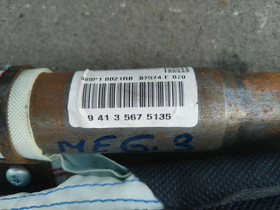 airbag cortina stanga renault megane 3 87574f  985p10021rb