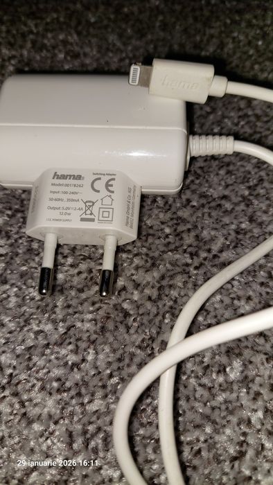 încărcător Hama "Lightning", 2,4 A,modelul 00178262 +3buc Tronix 12V