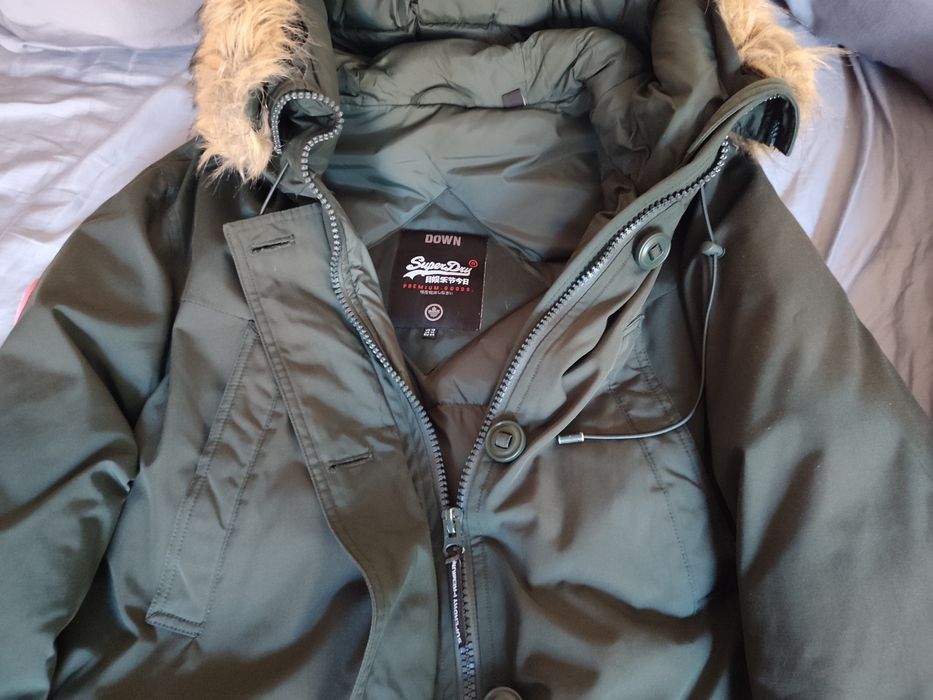 SuperDry Down тъмно зелено дамско яке номер 44
