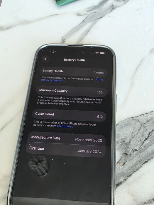 IPhone 15pro 256GB Бял
