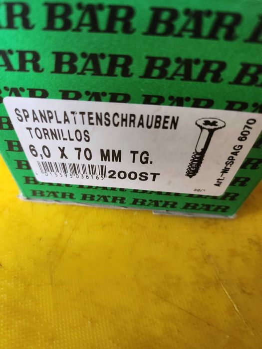 WURTH / ВЮРТ - германски INOX винтове за дърво, ПДЧ, МДФ + 6х60 на BAR