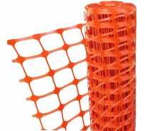 Сетка для ограждения, оранжевая  РУЛОН 1*50М от ПРОИЗВОДИТЕЛЯ