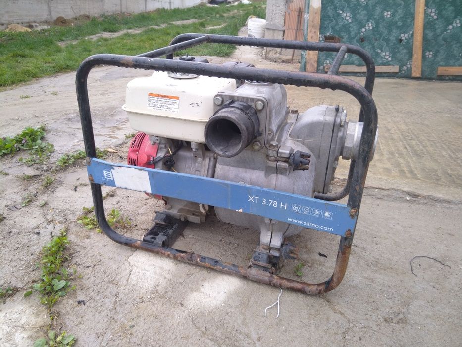Motopompa noroi Profesională Honda SDMO XT3-78H  apa extrem de murdara