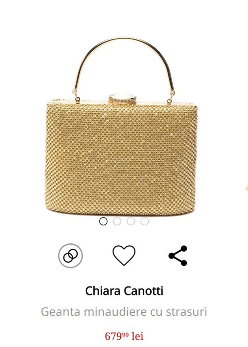 Geanta cu strasuri, o singura purtare