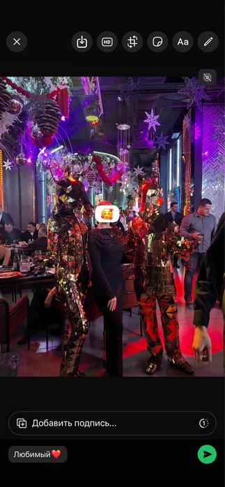 Вечернее платье черное