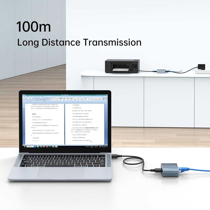 MT-VIKI extender USB RJ45 over Ethernet 100 m 480 Mbps