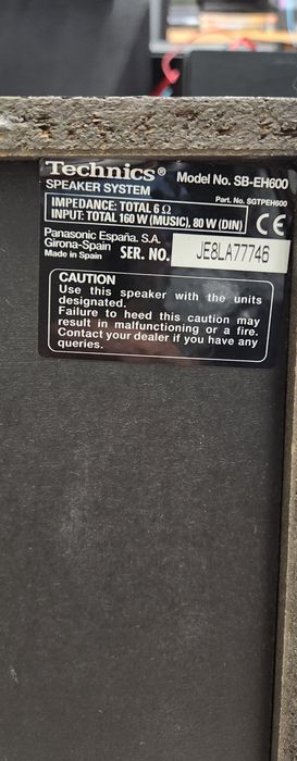 Sistem Technics cu 5 cd changer și telecomandă