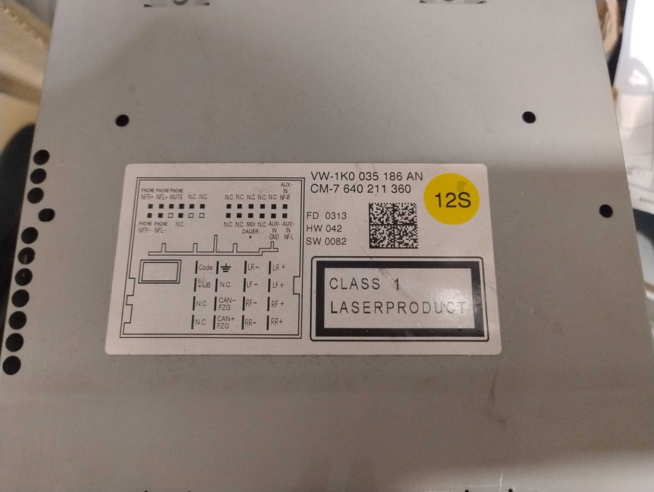 CD player/MP3/RDS радио VW Touran 2013