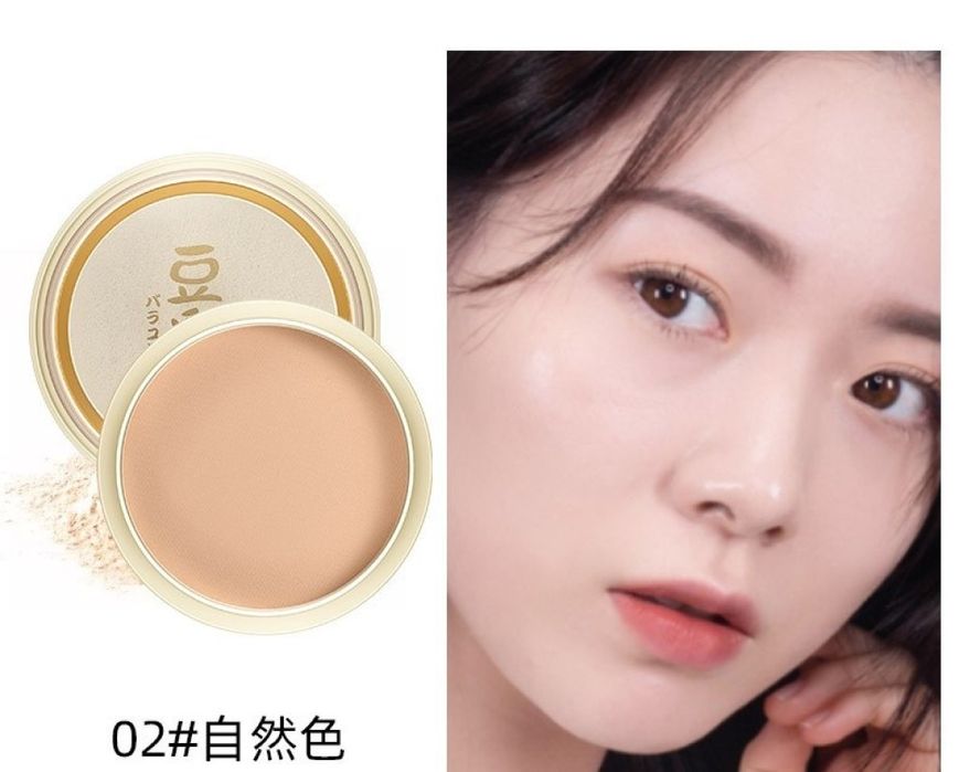 Водоустойчива пудра за лице с козметична гъба / Вариант 1: 01#;Вариант