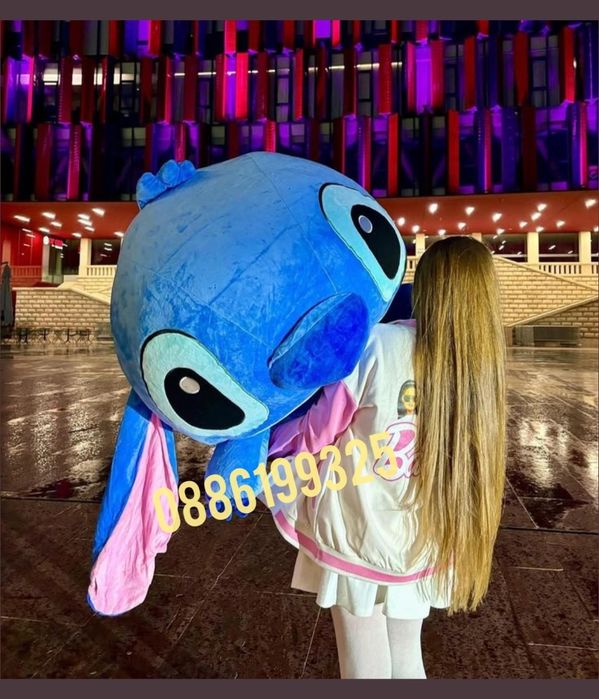 Голям плюшен Стич 20-140см Гигантски плюшен Стич, Плюшена играчка Стич