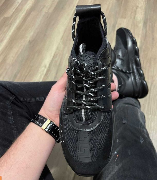 VERSACE CHAIN NEGRU 36-45- verificare colet
