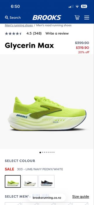 Brooks Glycerin max
