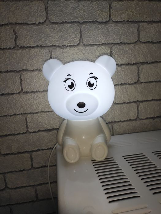Детский ночник светильник Мишка (от USB)