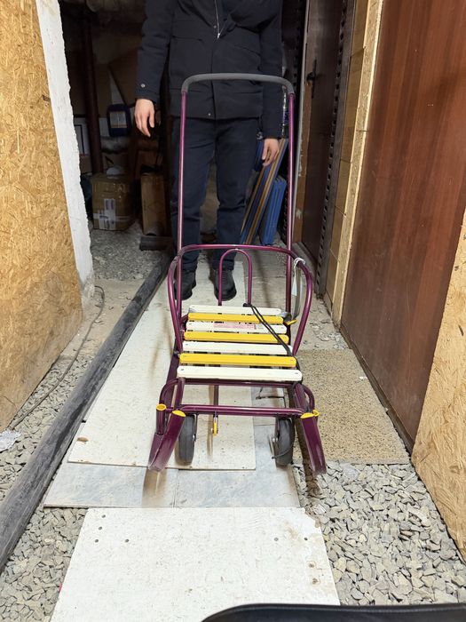 Детские санки с колесами