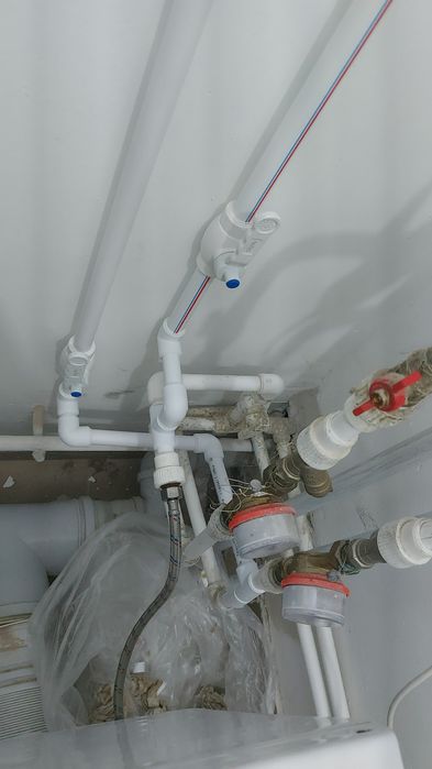 Установка  водонагреватель