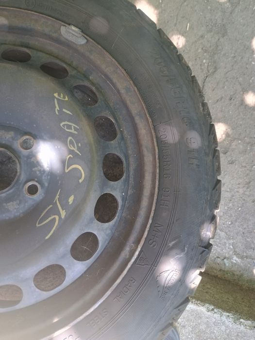 Jante  vw tabla cu anvelope noii de iarna