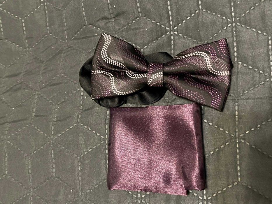 Costum bărbătesc ocazie nr44 Diasym Style ca NOU+cămașă și papionCADOU