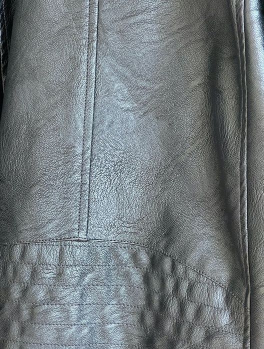 Гъзарско яке еко кожа за малък пич 146-152 см