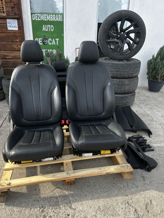 Interior piele electric scaune față și banchete spate BMW G30