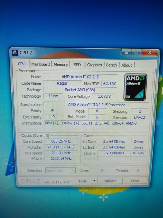 Procesor Athlon II X2 2.9Ghz testat