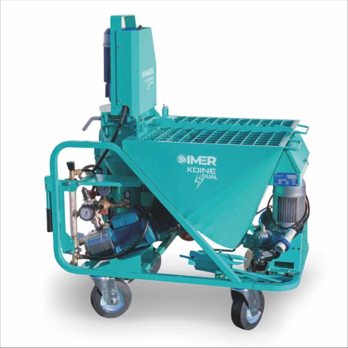 Masina de Tencuit Imer Koine 4 DUAL, debit 22 l/min., 400V, 7.75 kW