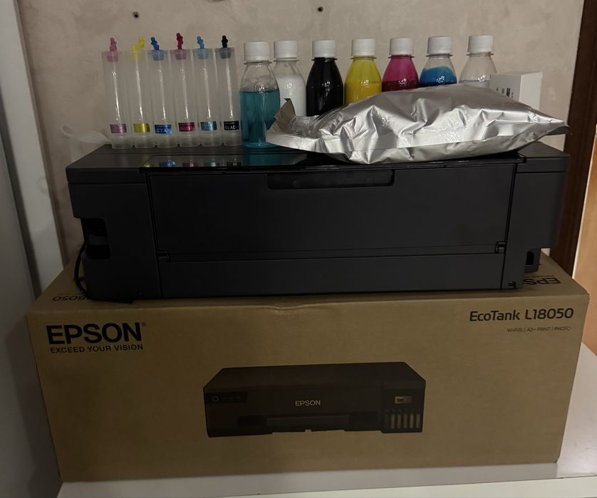 Продам DTF ( ДТФ) принтер Epson L 18050