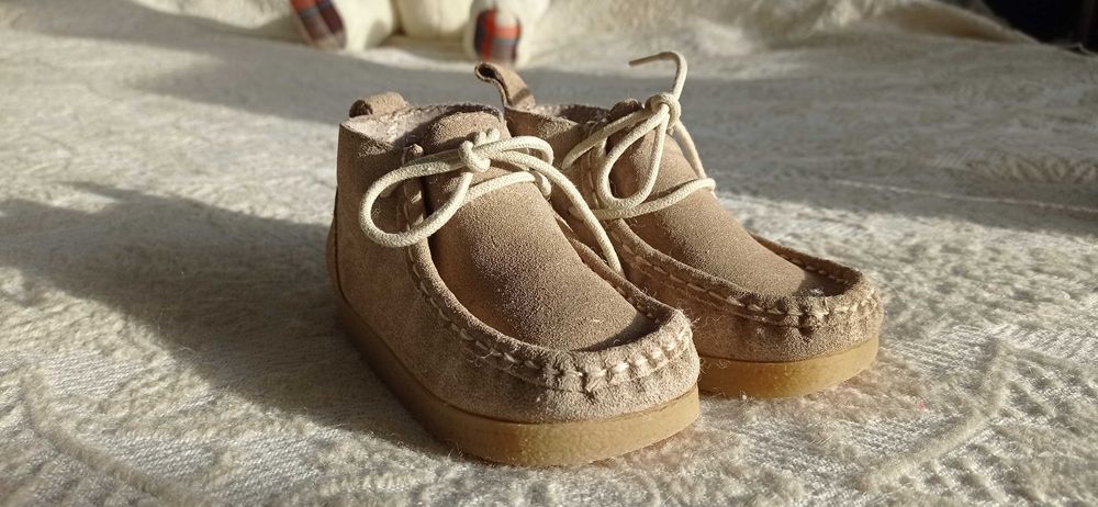 Zara кожени детски обувки  размер 24