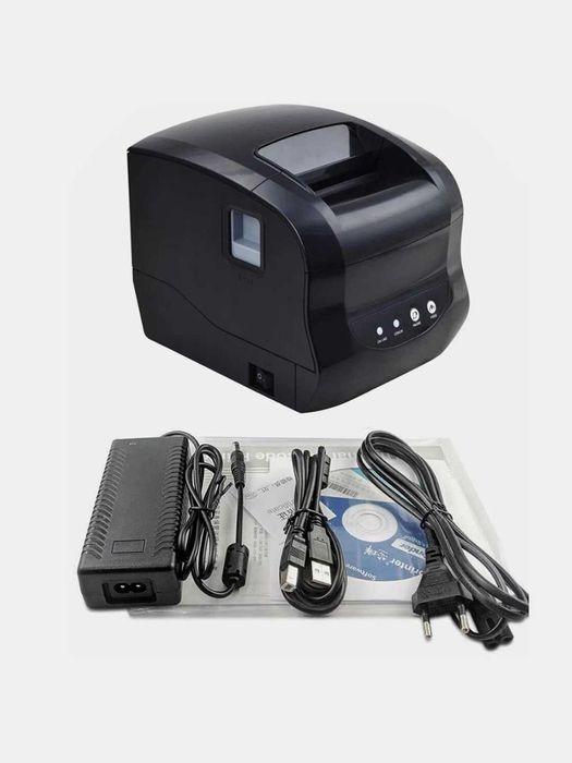 Термопринтер этикеток и для чека Xprinter XP-365B, 80 мм, 127 мм/s USB