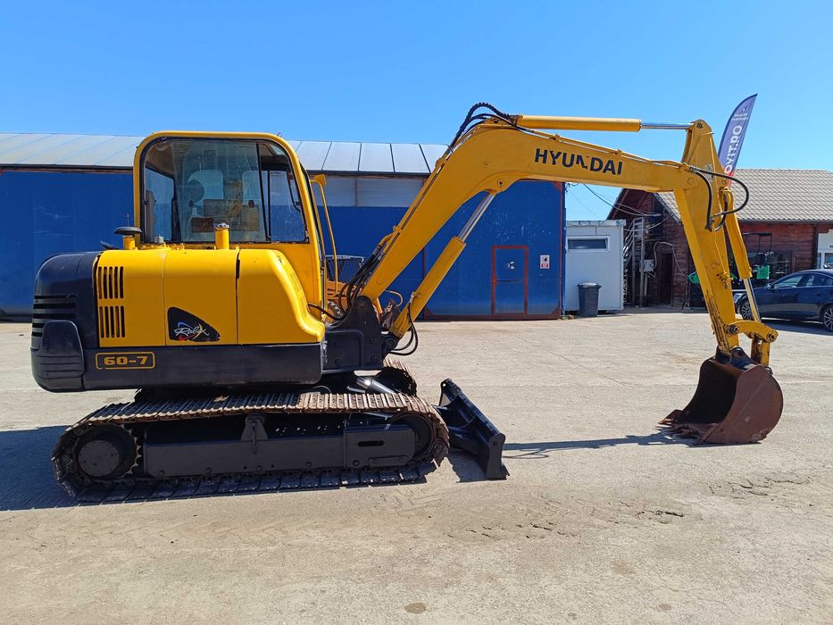Miniexcavator pe senile Hyundai 60-7, 6 tone, 2008