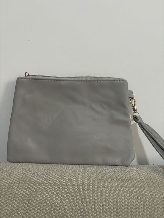 Geantă/poșetă de mână elegantă gri