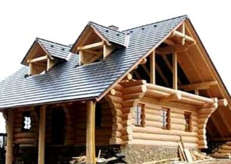 Vand Casuta de gradina, Cabana din lemn rotund ,bustean