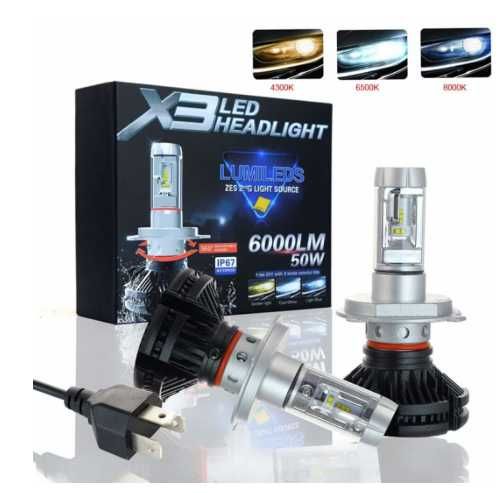 Led крушки за фарове Kapp X3, CR-140 , 6000LM, H7, 25w , 12/24V