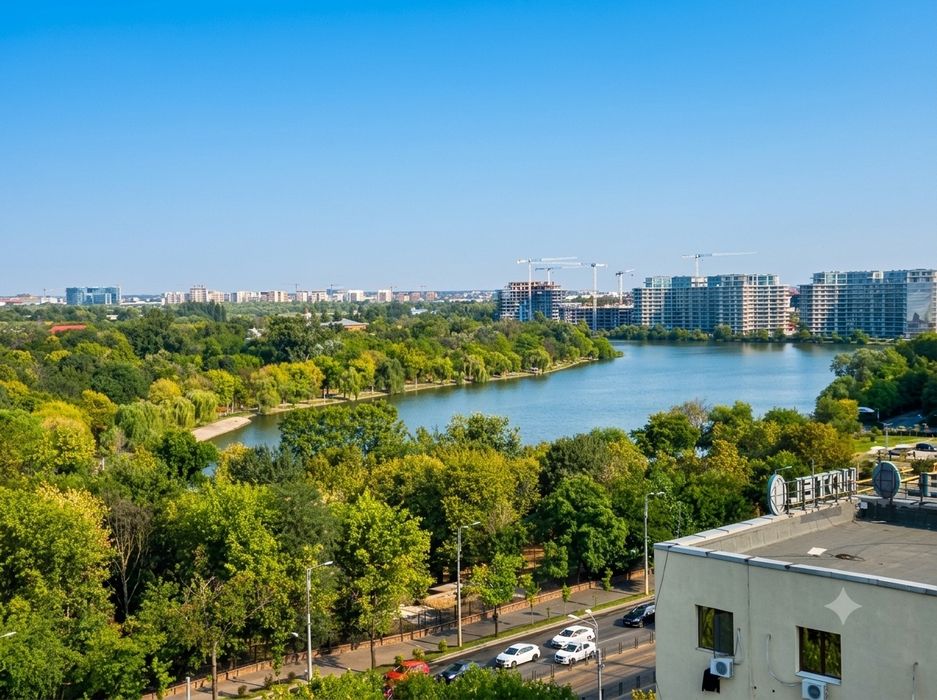 Propietar inchiriez apartament 3 camere decomandat cu vedere panoramica la Lacul si Parcul Plumbuita