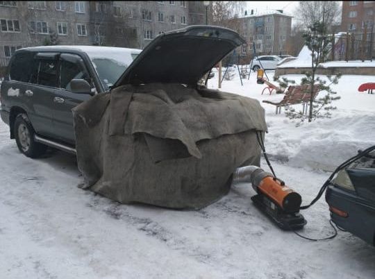Отогрев авто круглосуточно