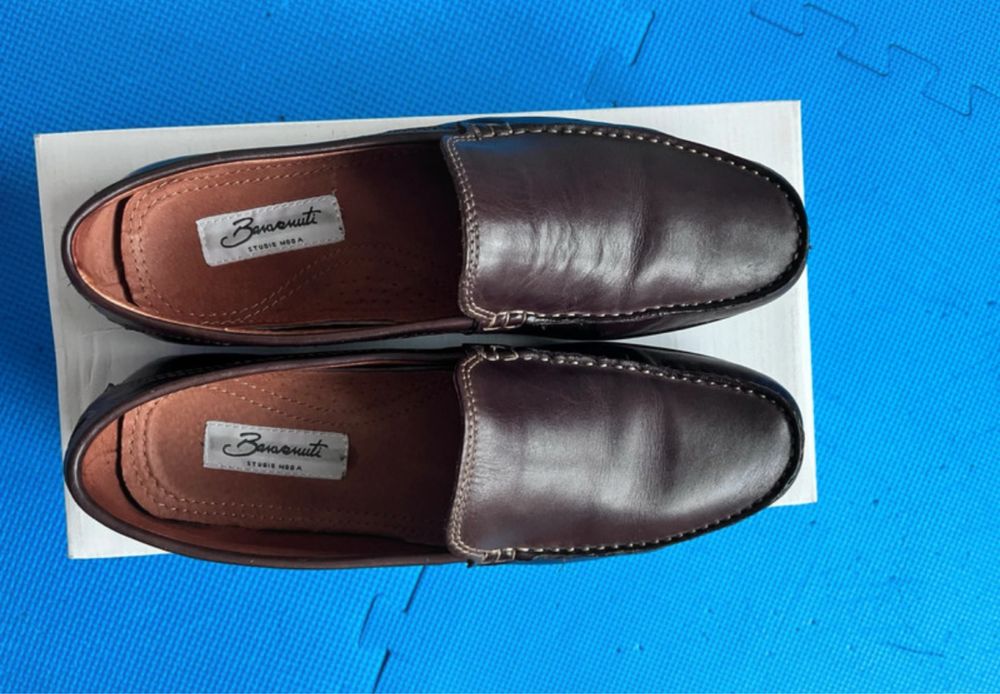 Mocasini din piele naturala pentru barbati  marime 42