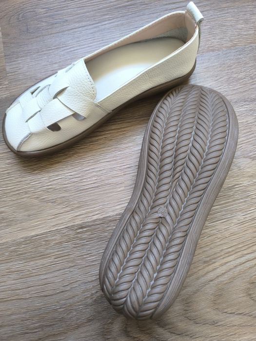 Новые кожаные женские мокасины 38 размер