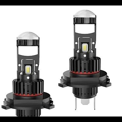 Becuri Led Canbus H4,H7,H8,H9,H11 Cu Lupa/Ventilator Mic 280W/28000LM