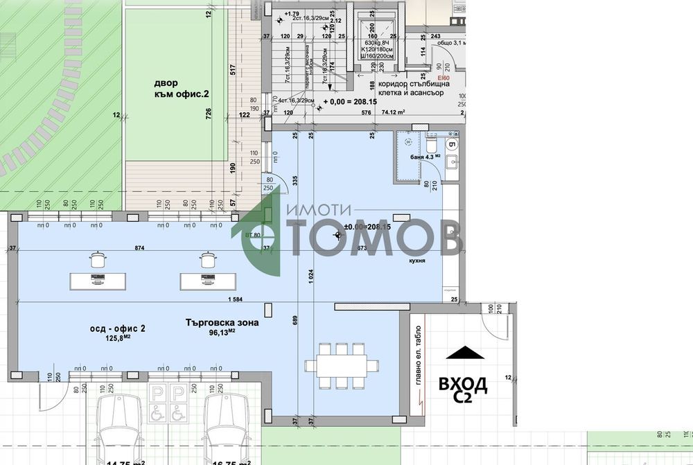 Продава се Офис в Стара Загора, Самара 3 - 149 кв.м за 774 €/кв.м - Снимка #1