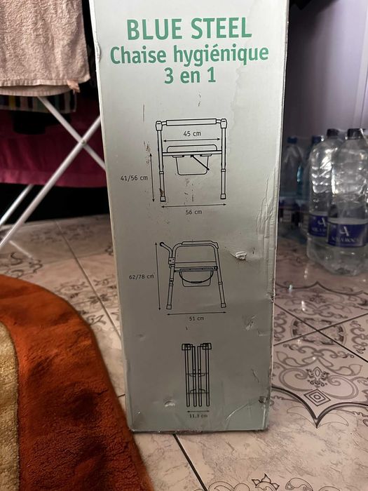 Scaun cu WC 3 in 1 pana la 110kg